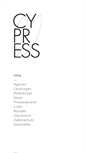 Mobile Screenshot of cypress-agentur.de